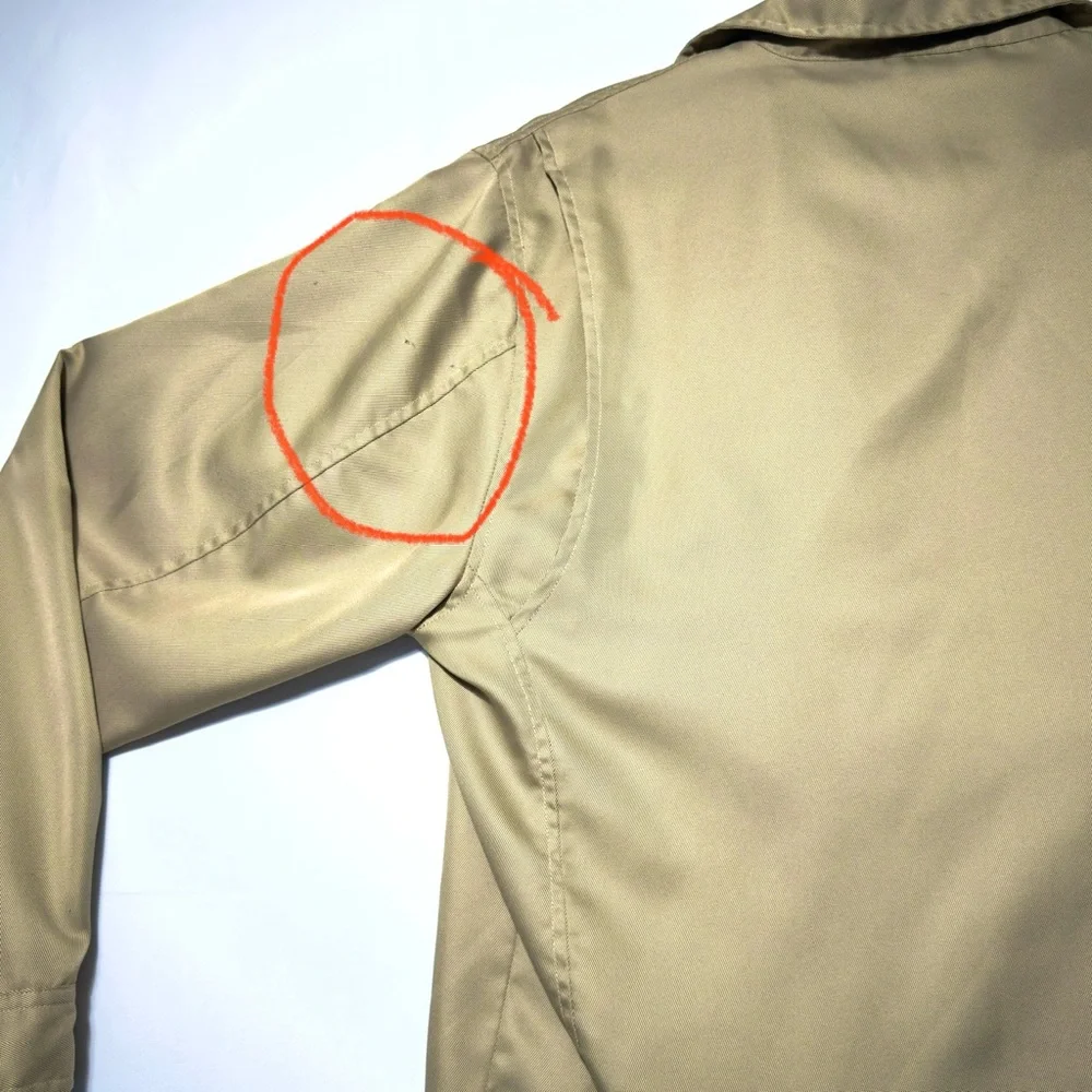 🔥Polo Golf Ralph Lauren Tan Lightweight Jacket Full Zipper Size XL - Picture 10 of 13